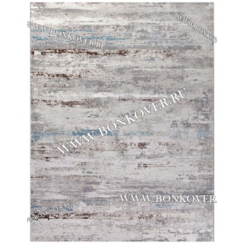 Ковер Турция Современный Дизайн 24 Серый с Голубым