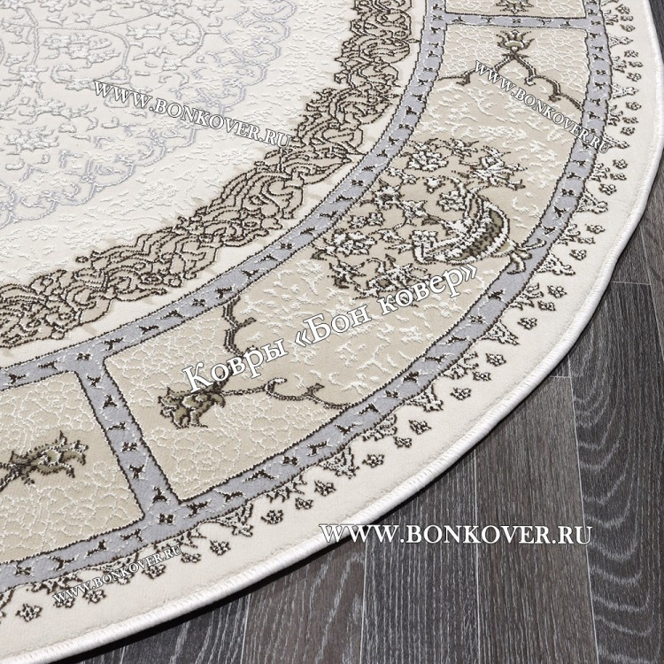 Ковер Для гостиной дизайн 185 Турция Бежевый Овал NN