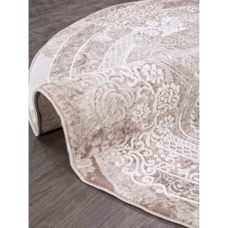 Ковер Armina 03707A BROWN / BROWN Круг